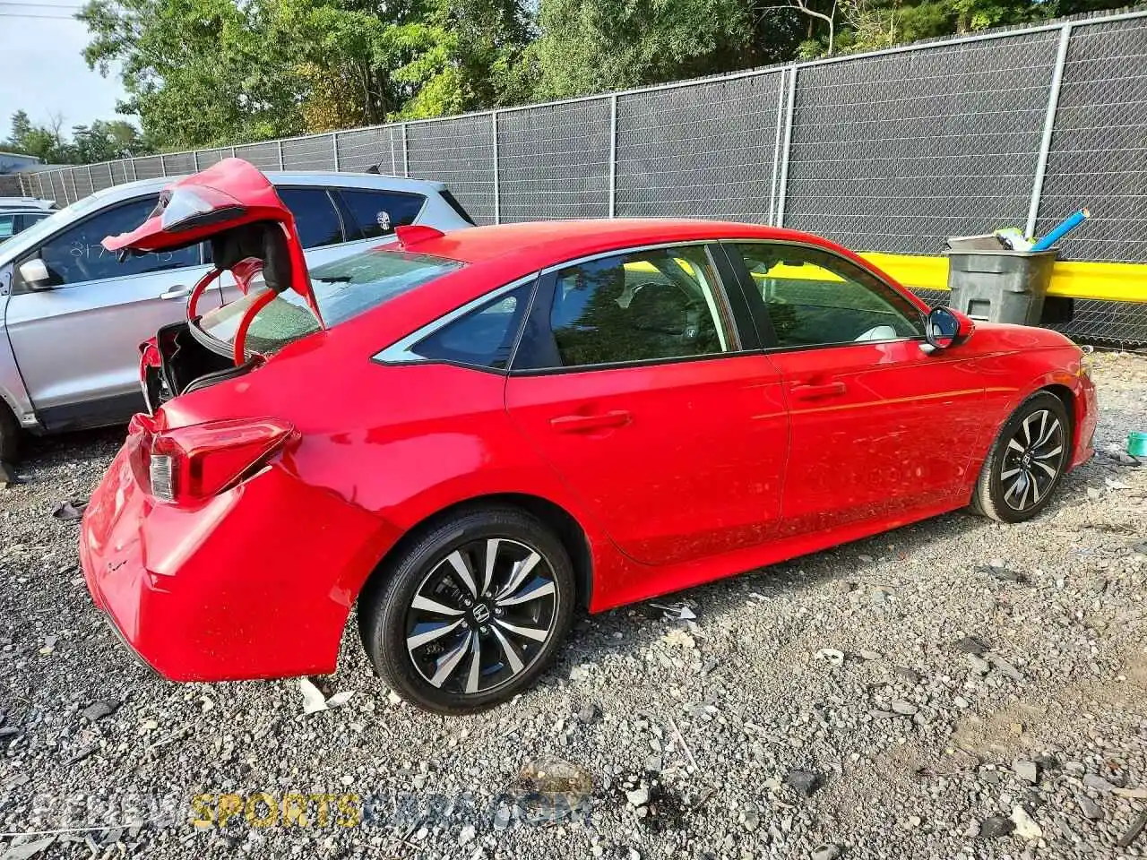 3 fotografías del automóvil dañado 2HGFE1F71RH314210 HONDA CIVIC 2024