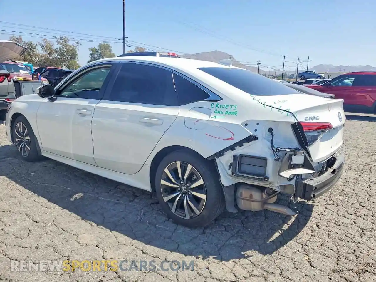 2 Photograph of a damaged car 2HGFE1F71RH330746 HONDA CIVIC 2024