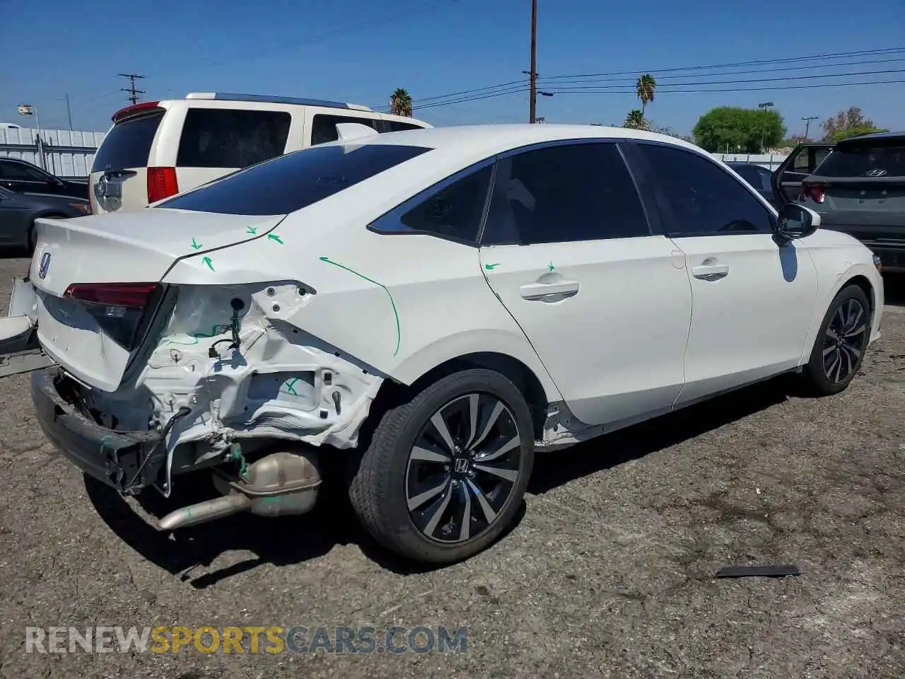 3 Photograph of a damaged car 2HGFE1F71RH330746 HONDA CIVIC 2024