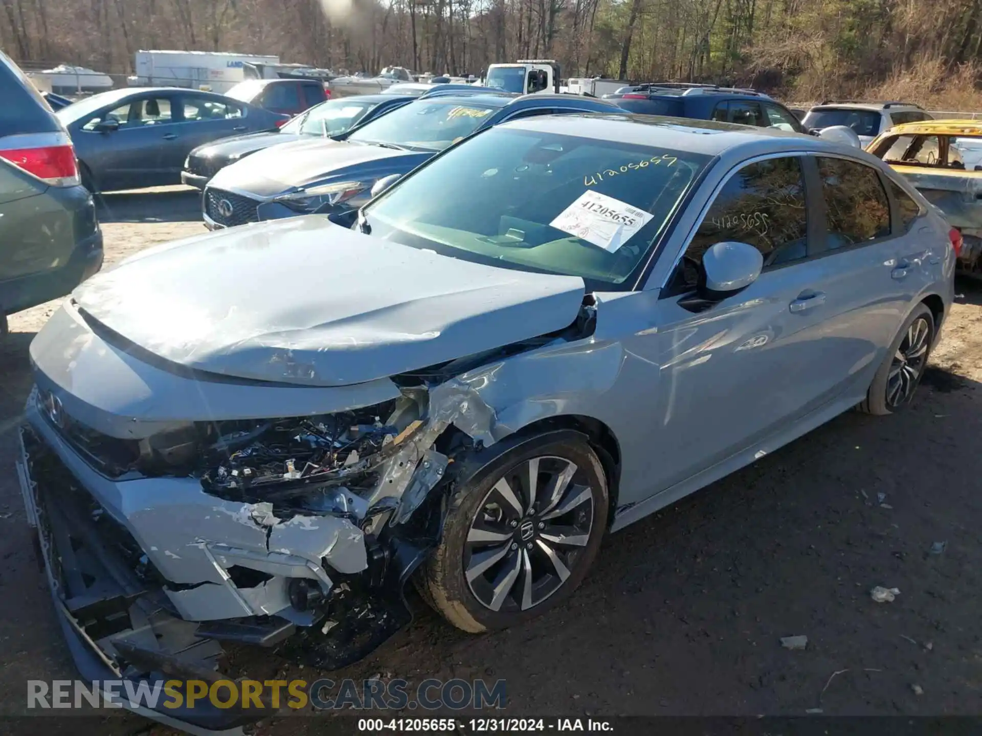 2 Photograph of a damaged car 2HGFE1F73RH337634 HONDA CIVIC 2024