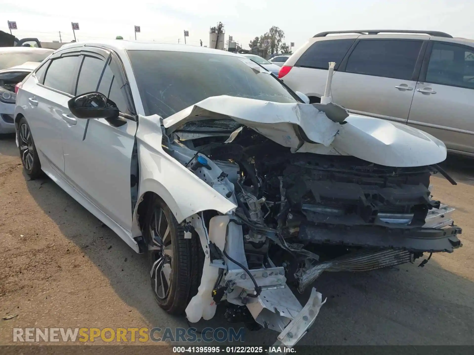 1 Photograph of a damaged car 2HGFE1F76RH314123 HONDA CIVIC 2024