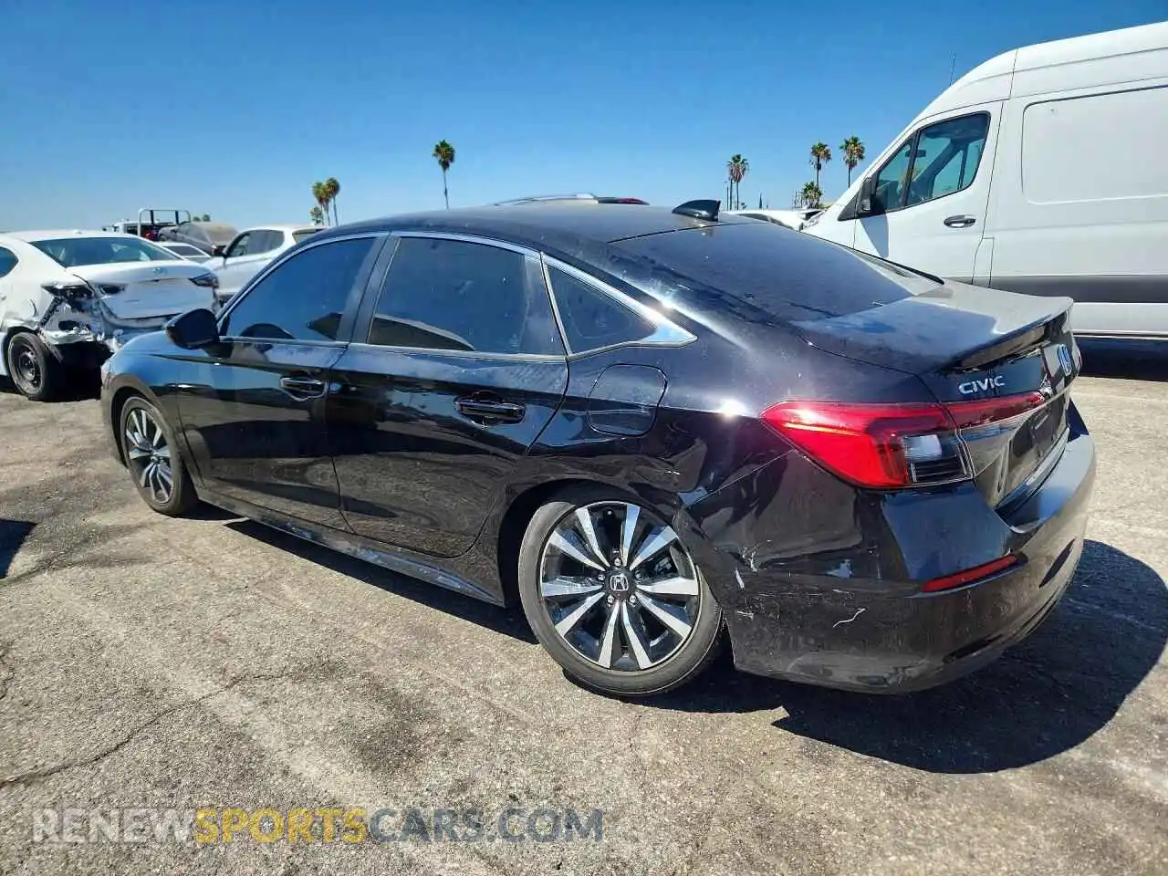 2 Photograph of a damaged car 2HGFE1F76RH334890 HONDA CIVIC 2024