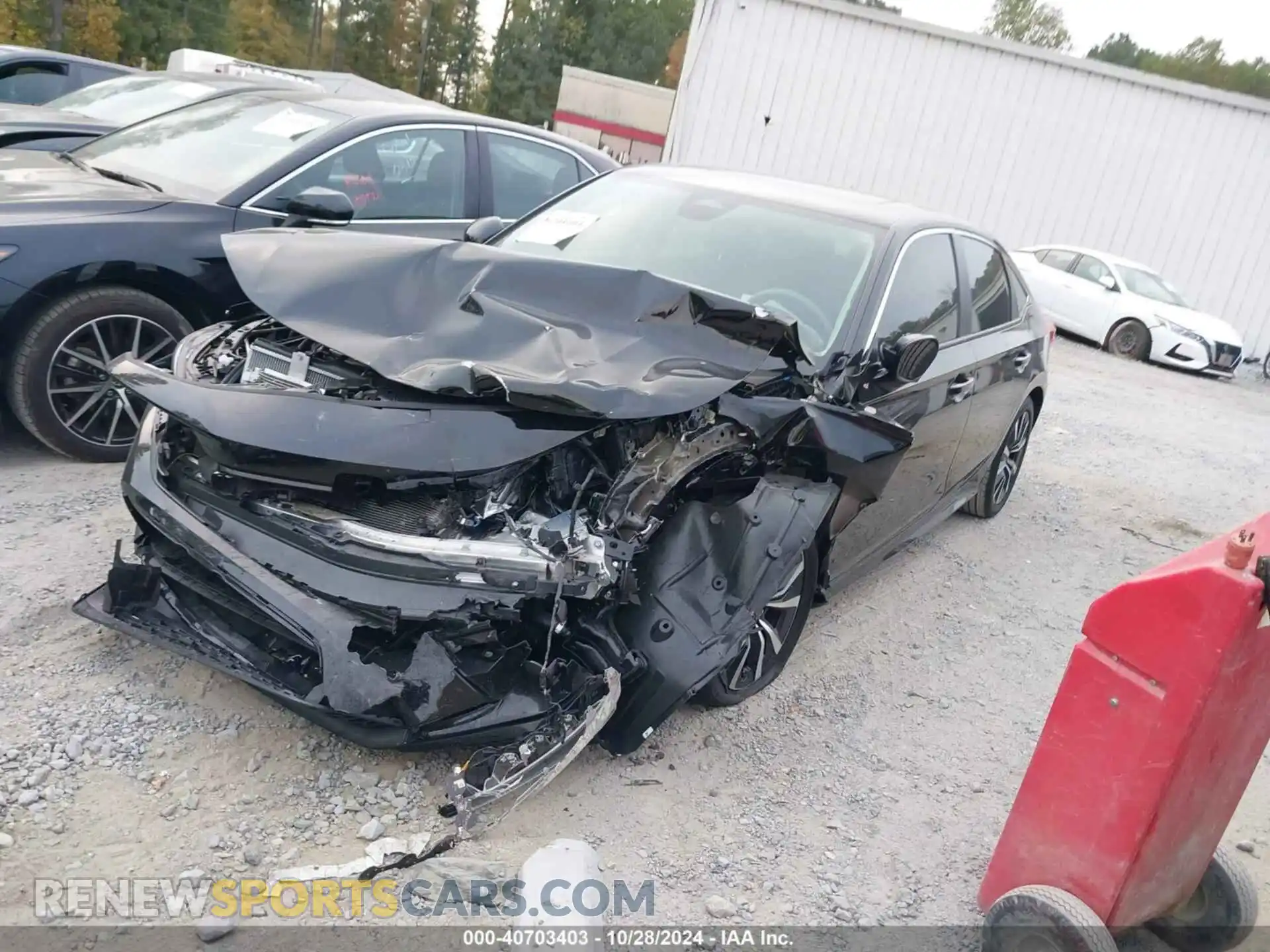 2 fotografías del automóvil dañado 2HGFE1F76RH339216 HONDA CIVIC 2024