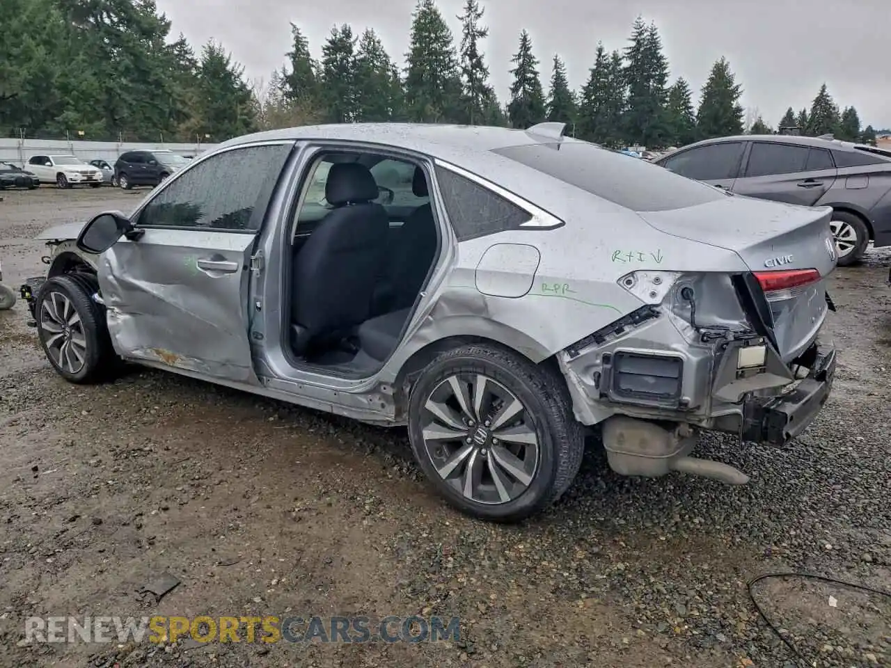 2 Photograph of a damaged car 2HGFE1F78RH304628 HONDA CIVIC 2024