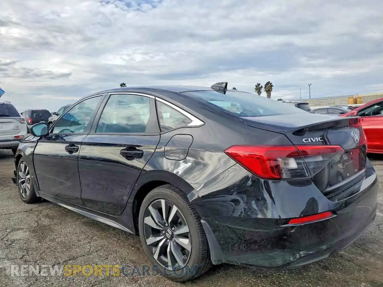 2 Photograph of a damaged car 2HGFE1F78RH333627 HONDA CIVIC 2024