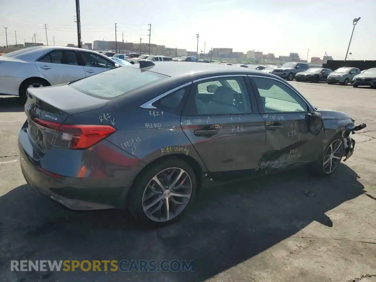 3 Photograph of a damaged car 2HGFE1F91RH303600 HONDA CIVIC 2024