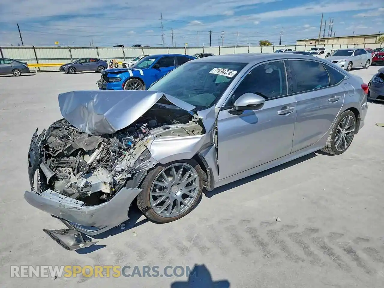 1 Photograph of a damaged car 2HGFE1F92RH328019 HONDA CIVIC 2024