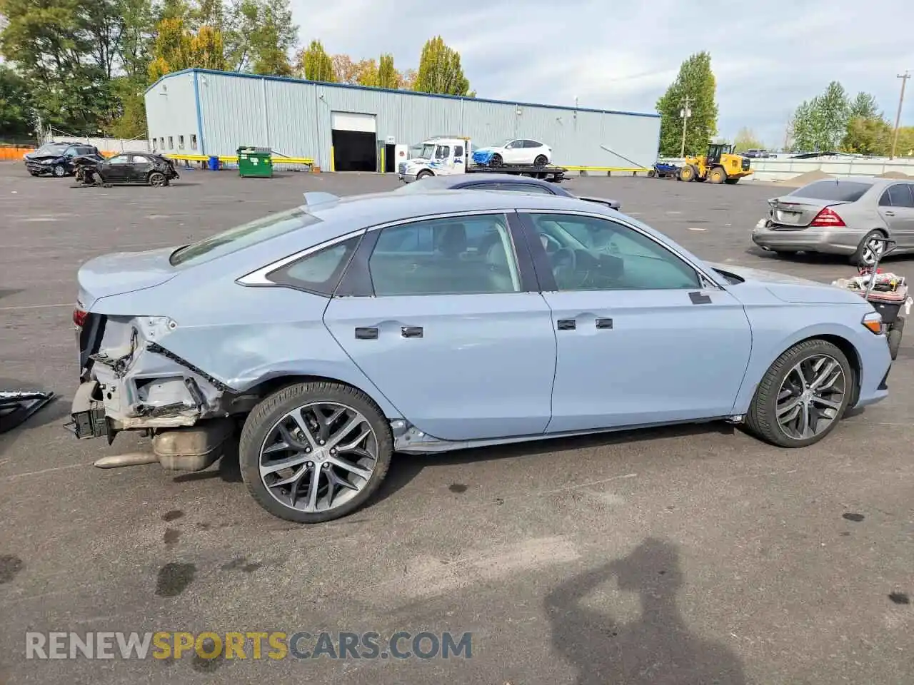 3 fotografías del automóvil dañado 2HGFE1F95RH329018 HONDA CIVIC 2024