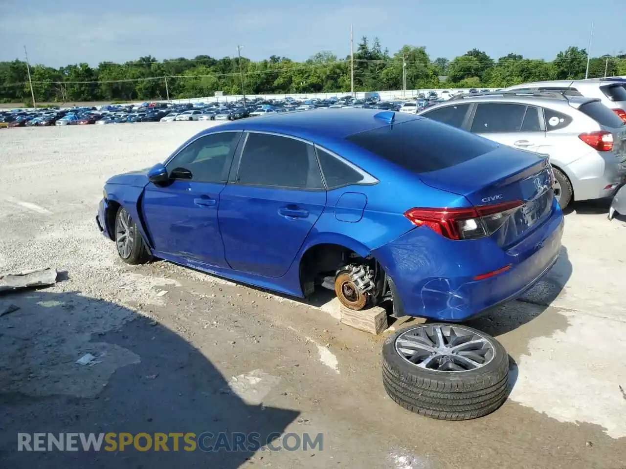2 Photograph of a damaged car 2HGFE1F99RH333489 HONDA CIVIC 2024