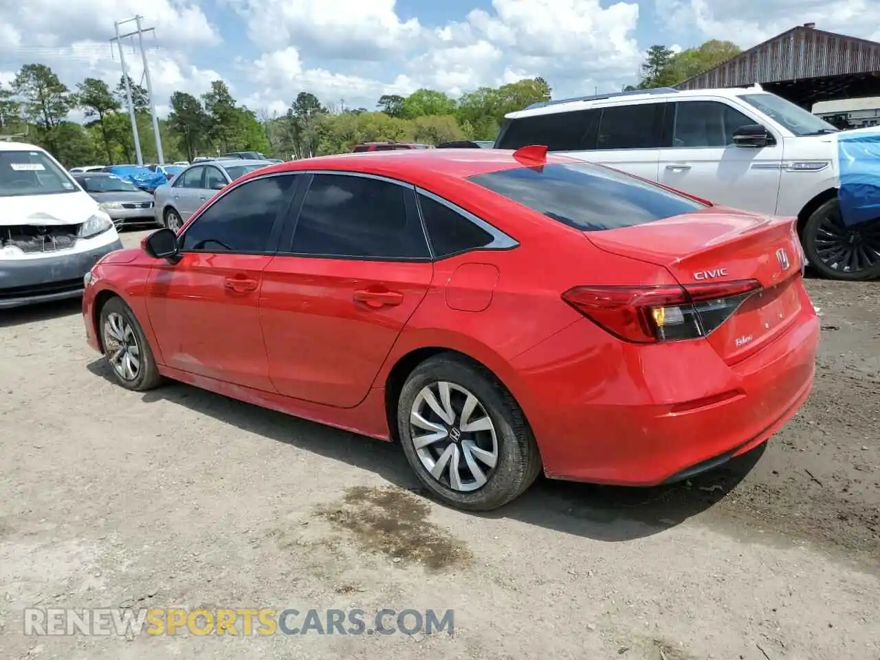 2 fotografías del automóvil dañado 2HGFE2F21RH511422 HONDA CIVIC 2024