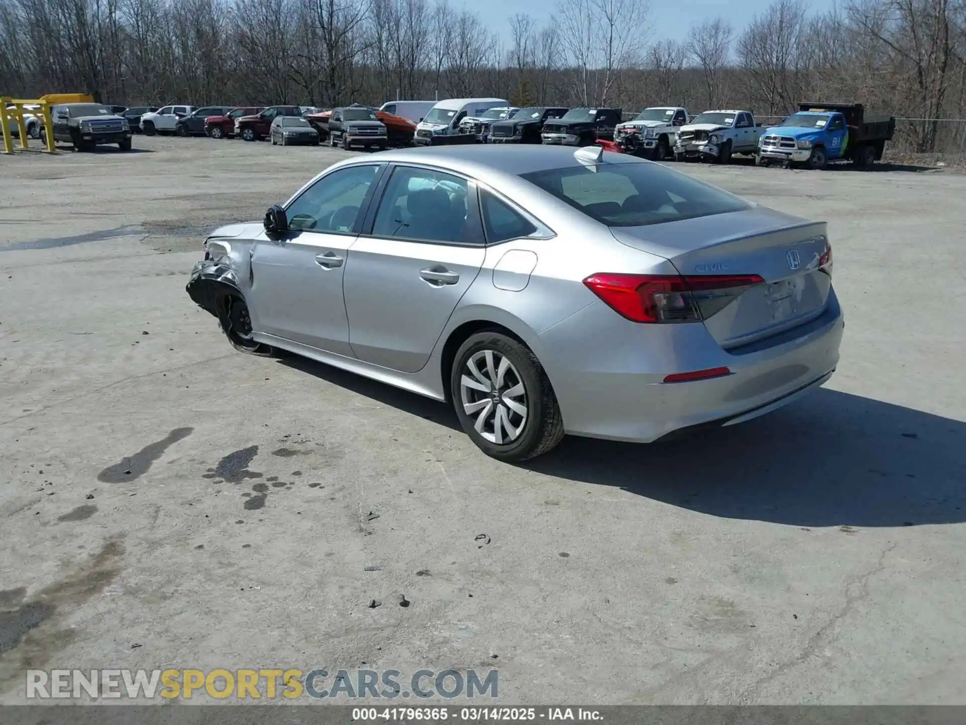 3 Photograph of a damaged car 2HGFE2F21RH545246 HONDA CIVIC 2024