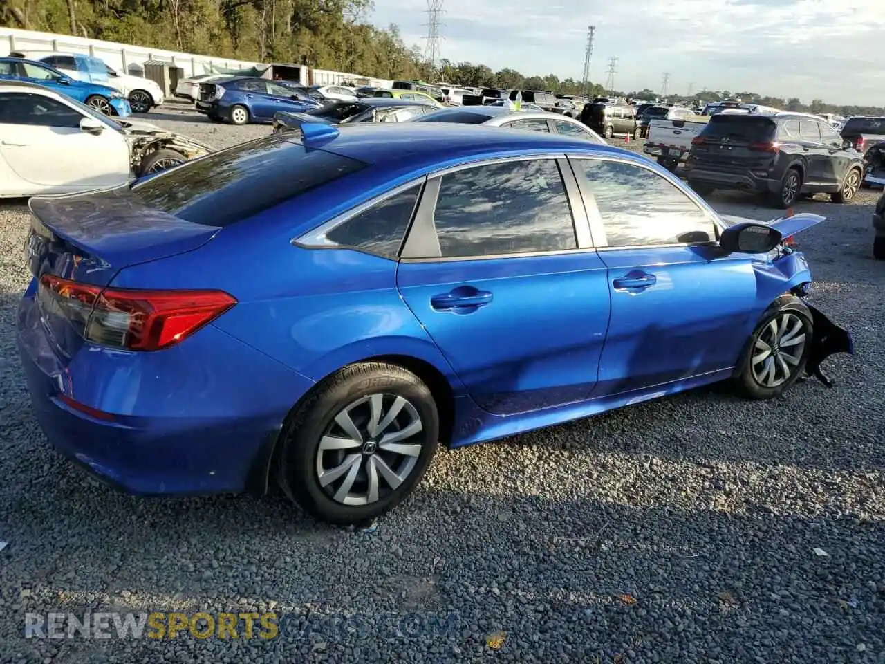 3 Photograph of a damaged car 2HGFE2F21RH580868 HONDA CIVIC 2024