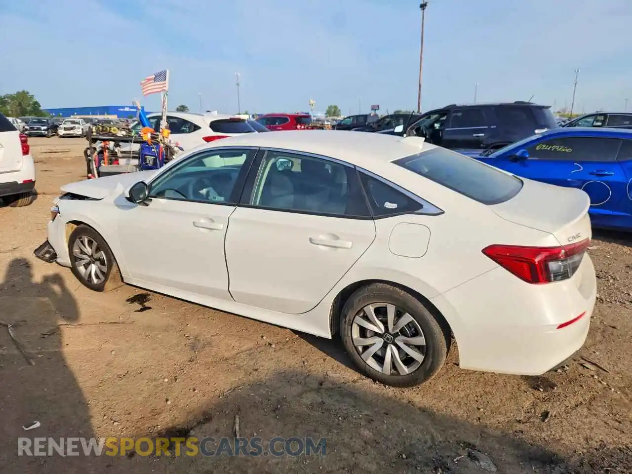 2 Photograph of a damaged car 2HGFE2F22RH524146 HONDA CIVIC 2024