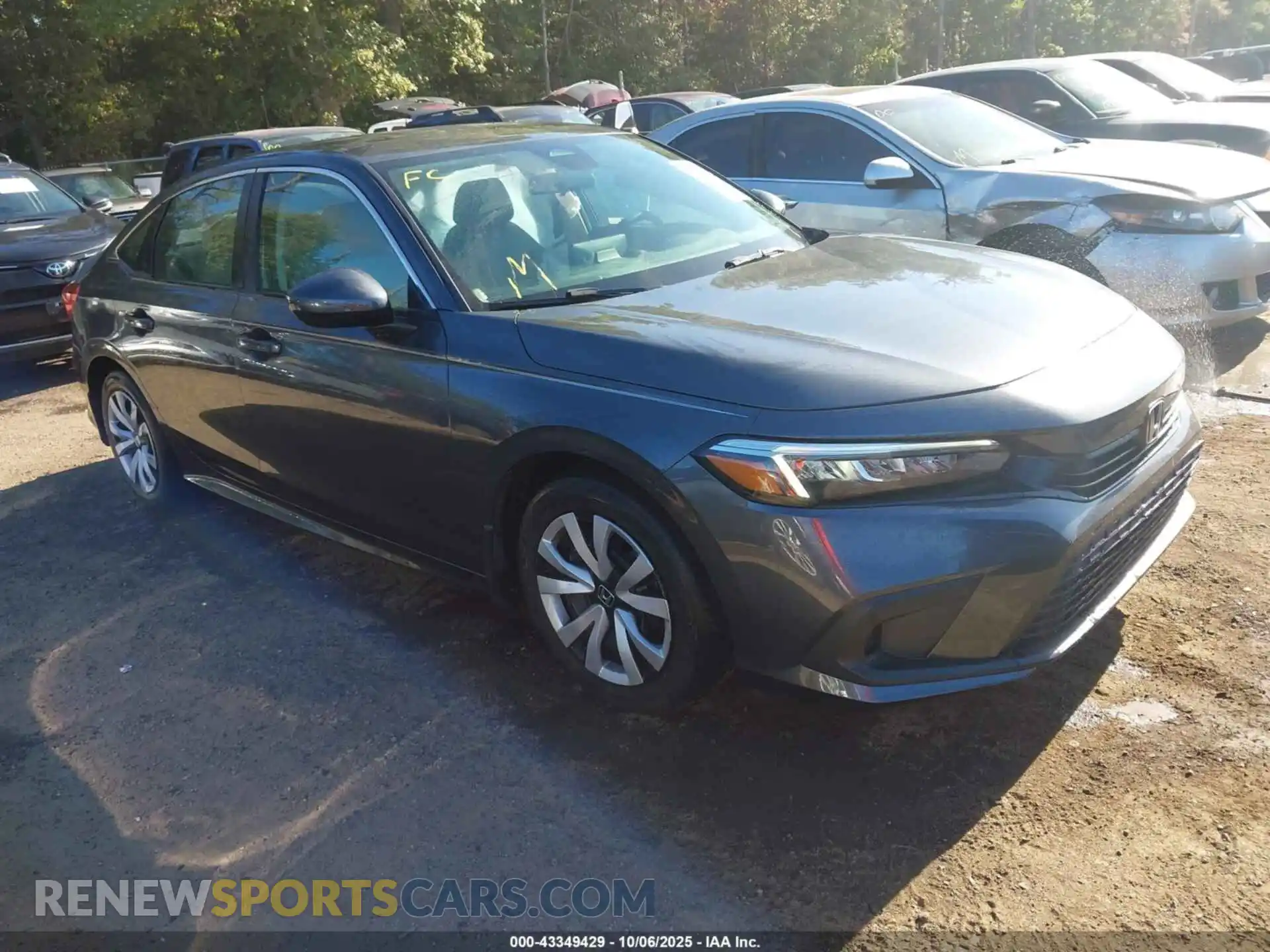 1 Photograph of a damaged car 2HGFE2F23RH524446 HONDA CIVIC 2024