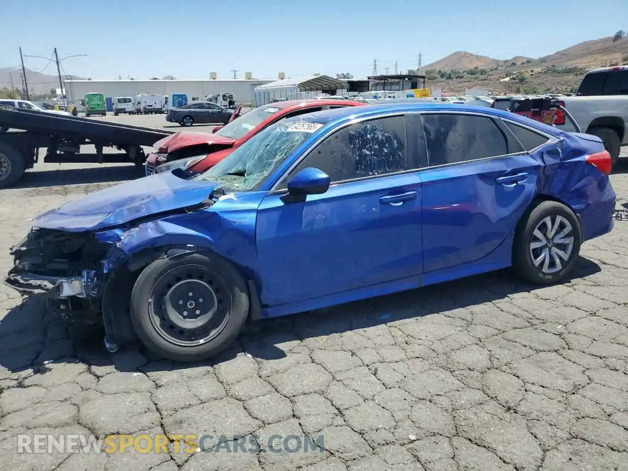1 Photograph of a damaged car 2HGFE2F26RH556663 HONDA CIVIC 2024
