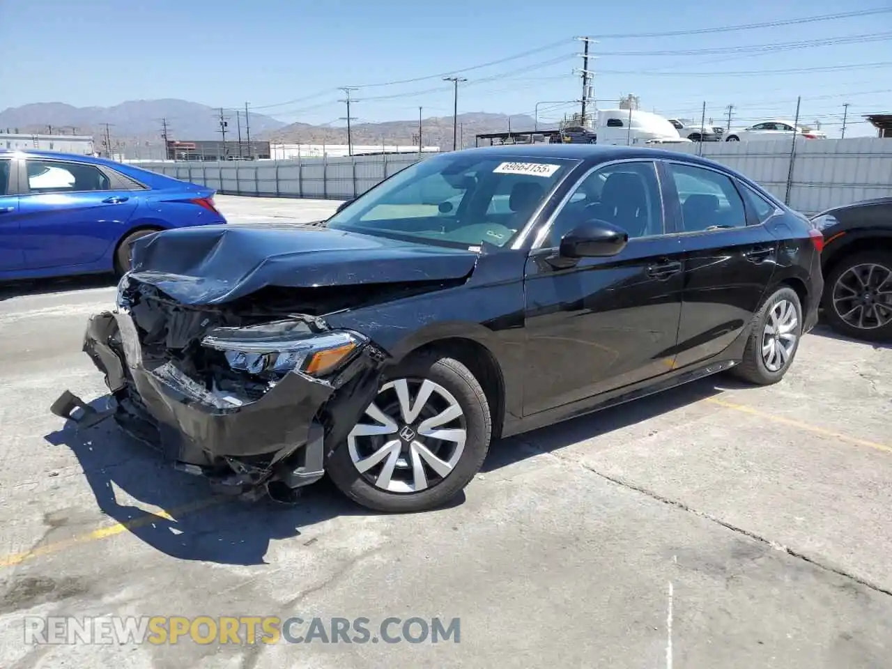 1 Photograph of a damaged car 2HGFE2F27RH520173 HONDA CIVIC 2024