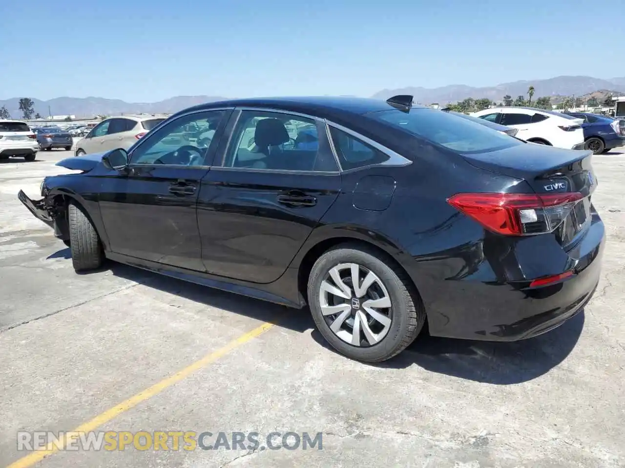 2 Photograph of a damaged car 2HGFE2F27RH520173 HONDA CIVIC 2024