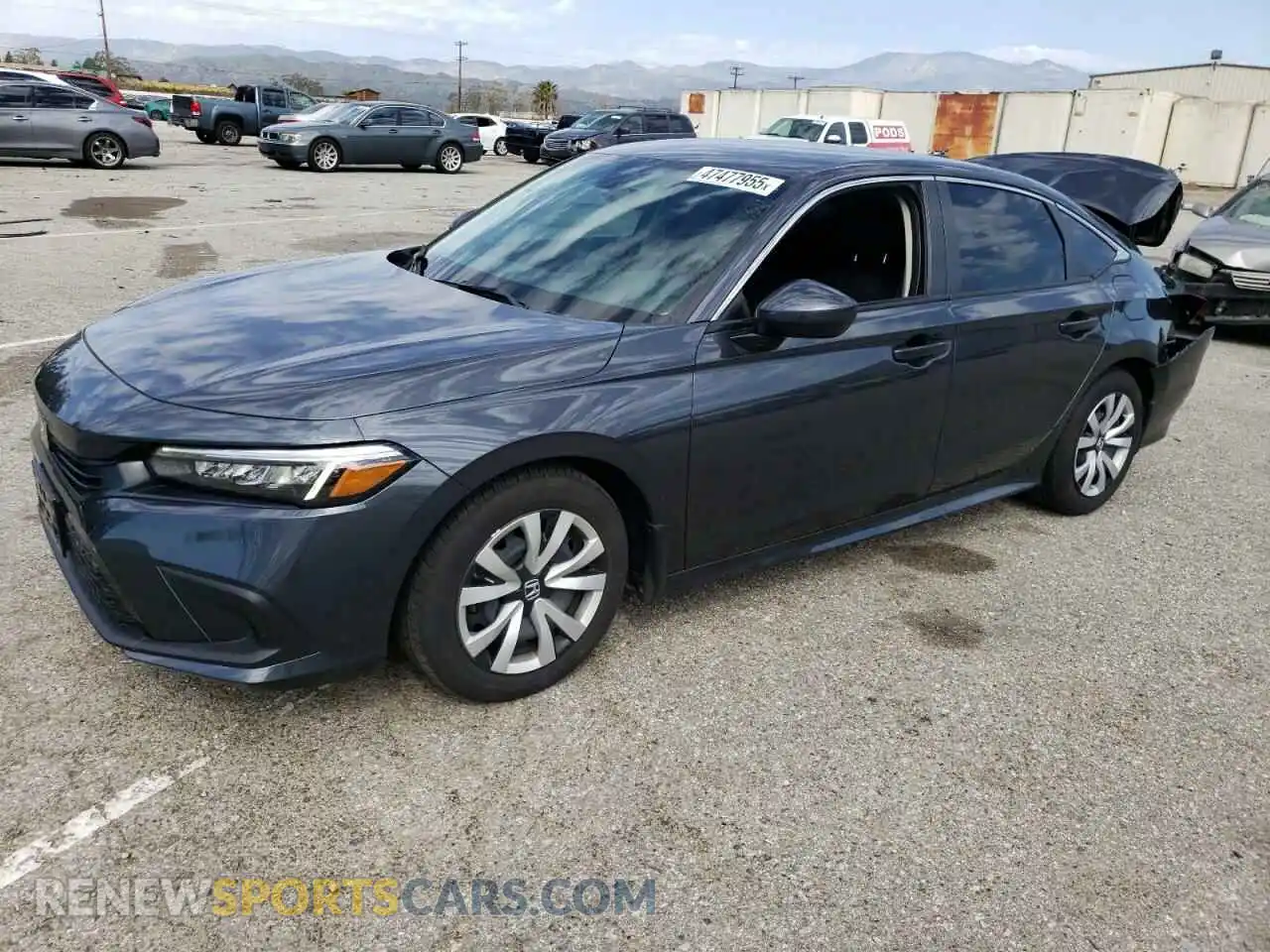 1 Photograph of a damaged car 2HGFE2F27RH562150 HONDA CIVIC 2024