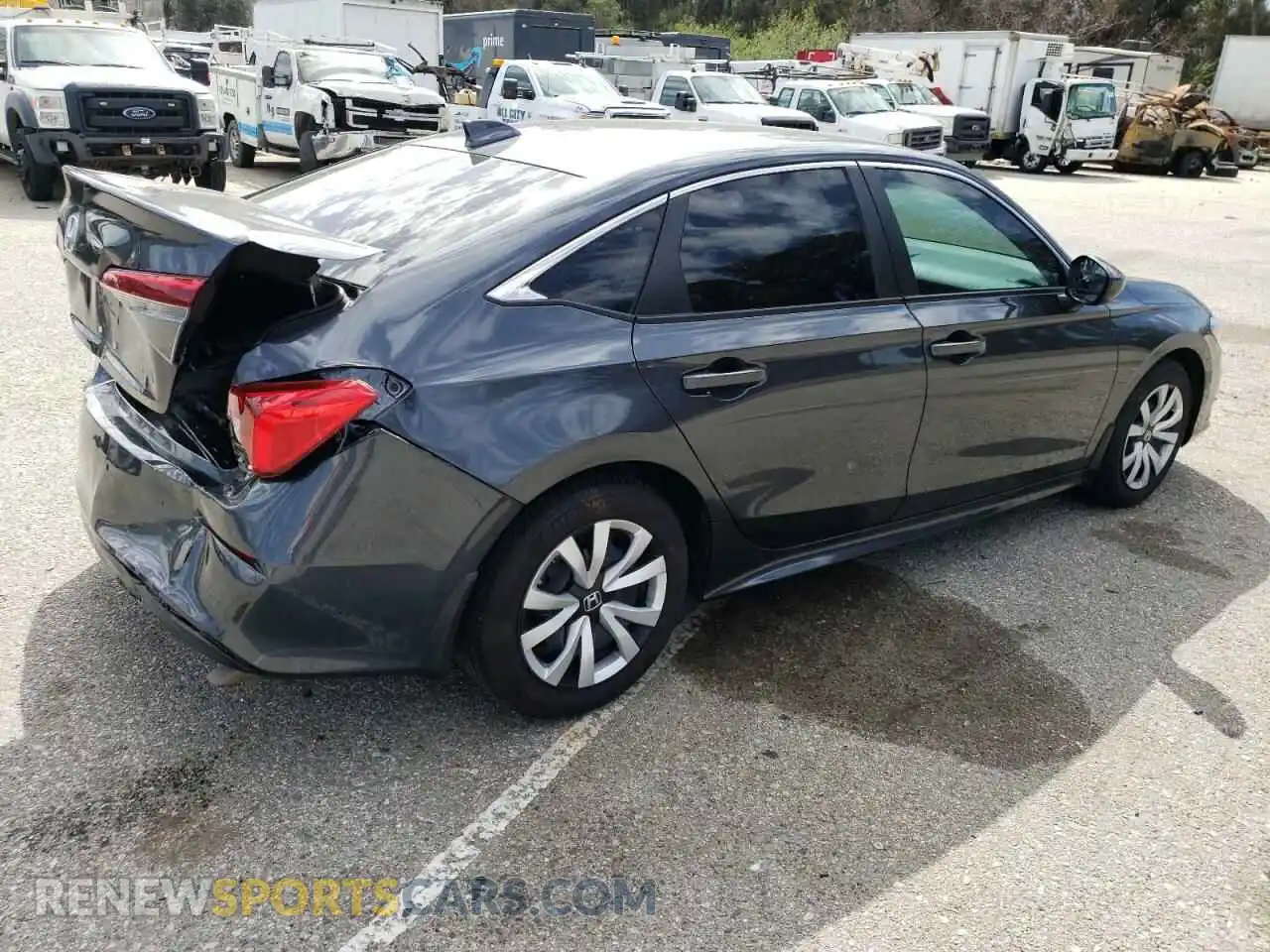 3 Photograph of a damaged car 2HGFE2F27RH562150 HONDA CIVIC 2024