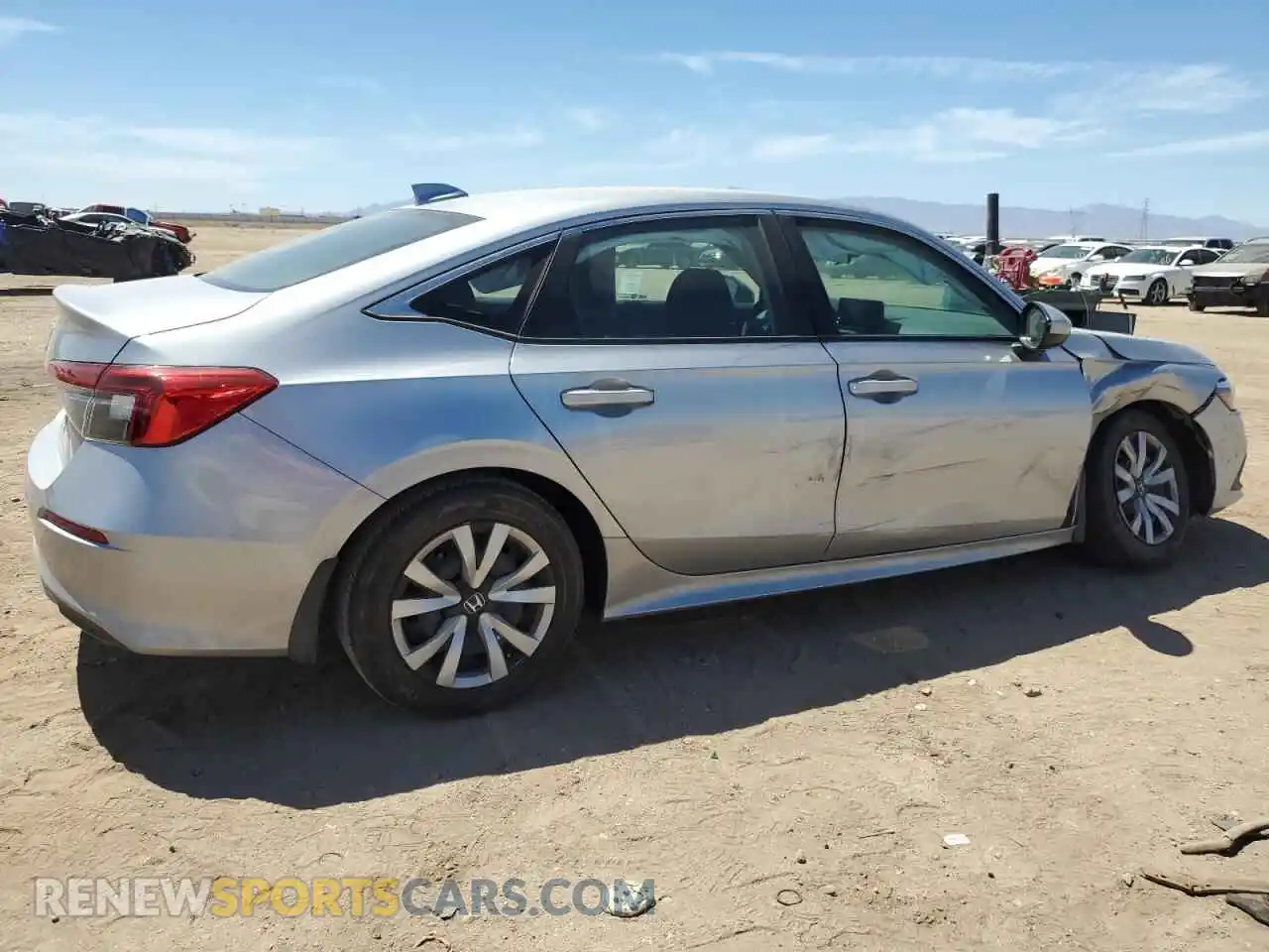 3 Photograph of a damaged car 2HGFE2F27RH574072 HONDA CIVIC 2024