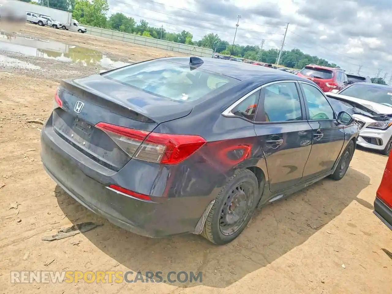 3 Photograph of a damaged car 2HGFE2F28RH509442 HONDA CIVIC 2024