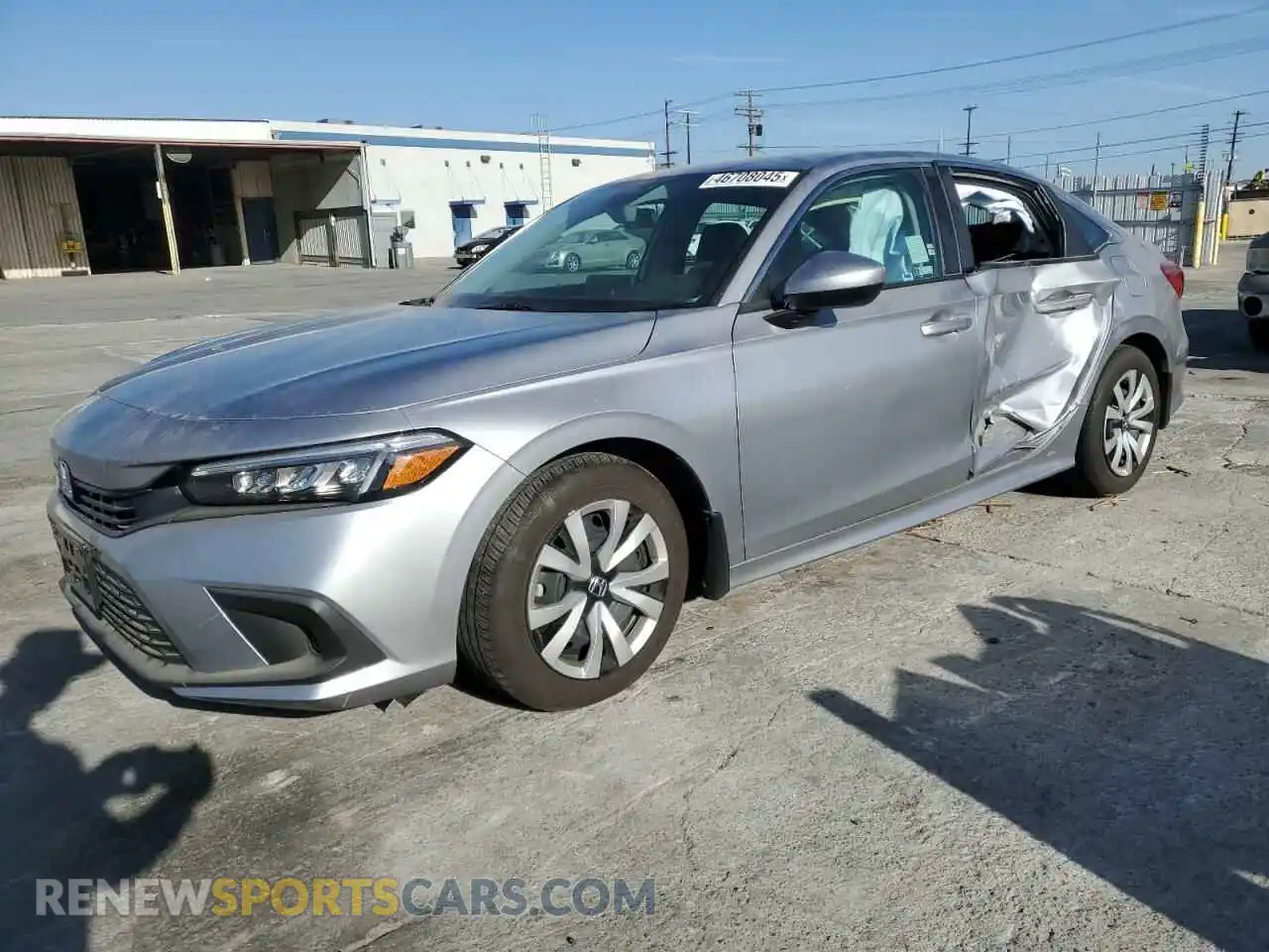 1 Photograph of a damaged car 2HGFE2F28RH548175 HONDA CIVIC 2024