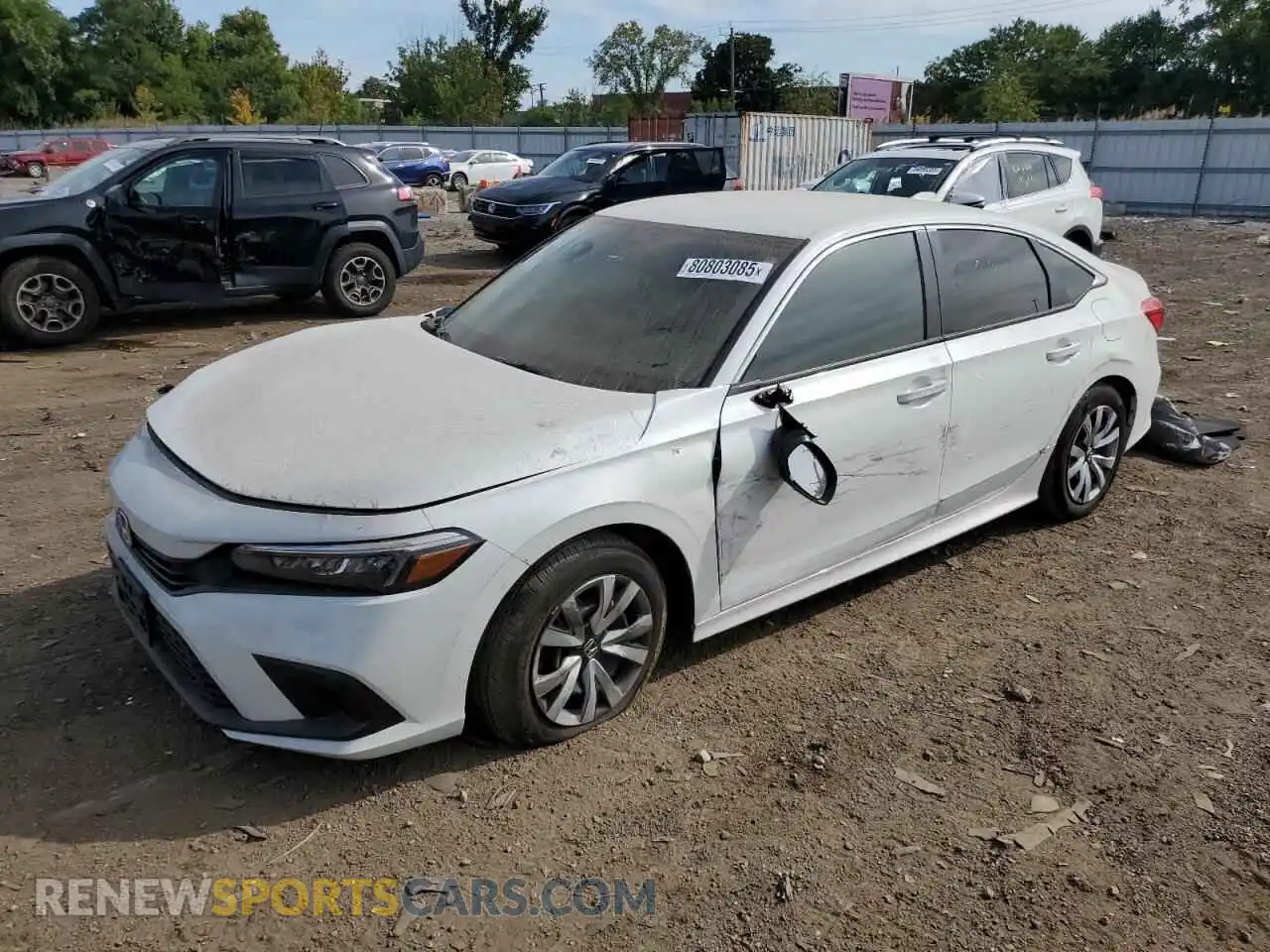1 Photograph of a damaged car 2HGFE2F28RH548791 HONDA CIVIC 2024