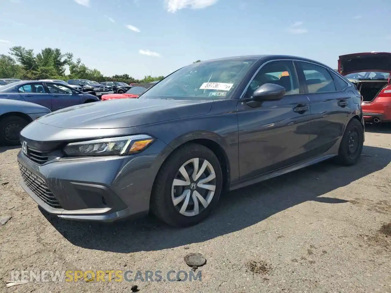1 Photograph of a damaged car 2HGFE2F28RH561461 HONDA CIVIC 2024