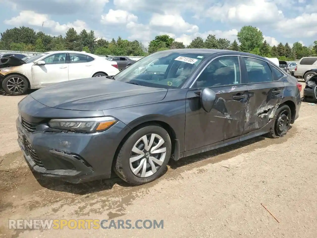 1 Photograph of a damaged car 2HGFE2F29RH517467 HONDA CIVIC 2024