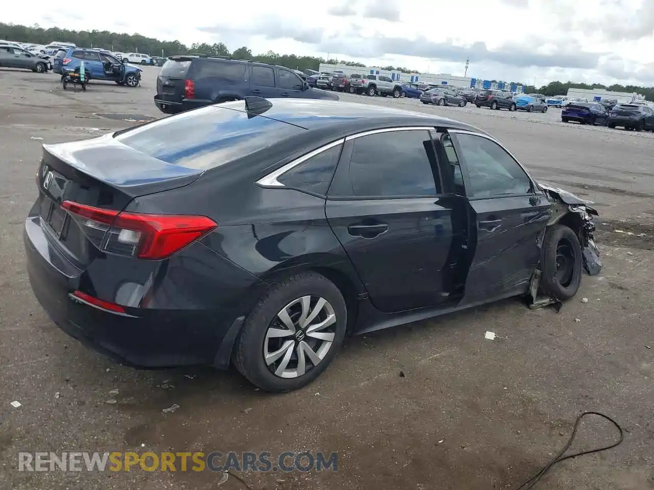 3 Photograph of a damaged car 2HGFE2F2XRH506445 HONDA CIVIC 2024