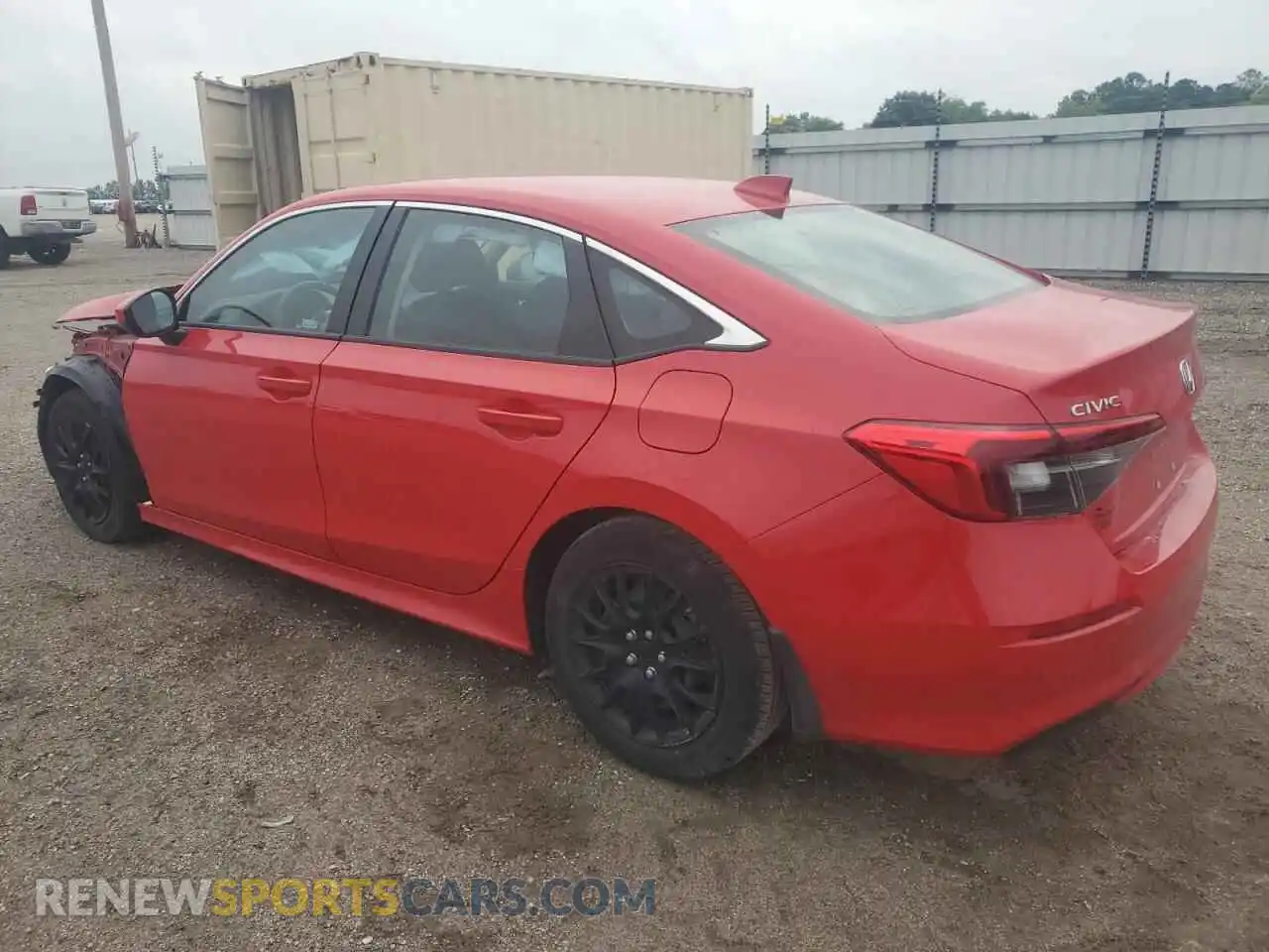 2 fotografías del automóvil dañado 2HGFE2F2XRH527070 HONDA CIVIC 2024