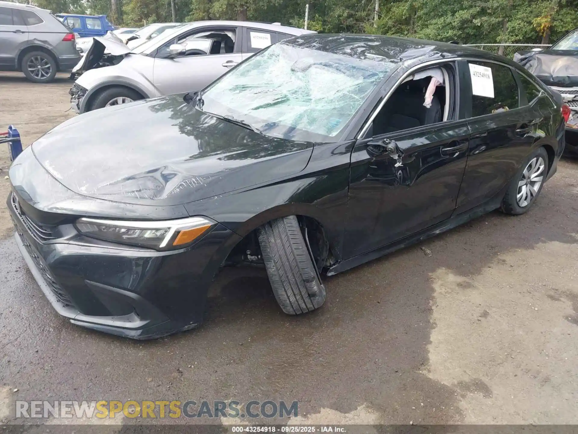 2 fotografías del automóvil dañado 2HGFE2F2XRH549263 HONDA CIVIC 2024