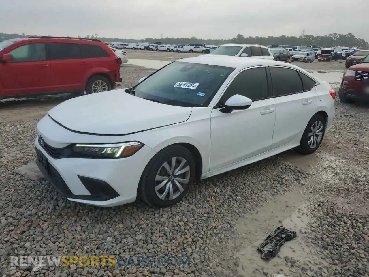 1 Photograph of a damaged car 2HGFE2F2XRH591027 HONDA CIVIC 2024
