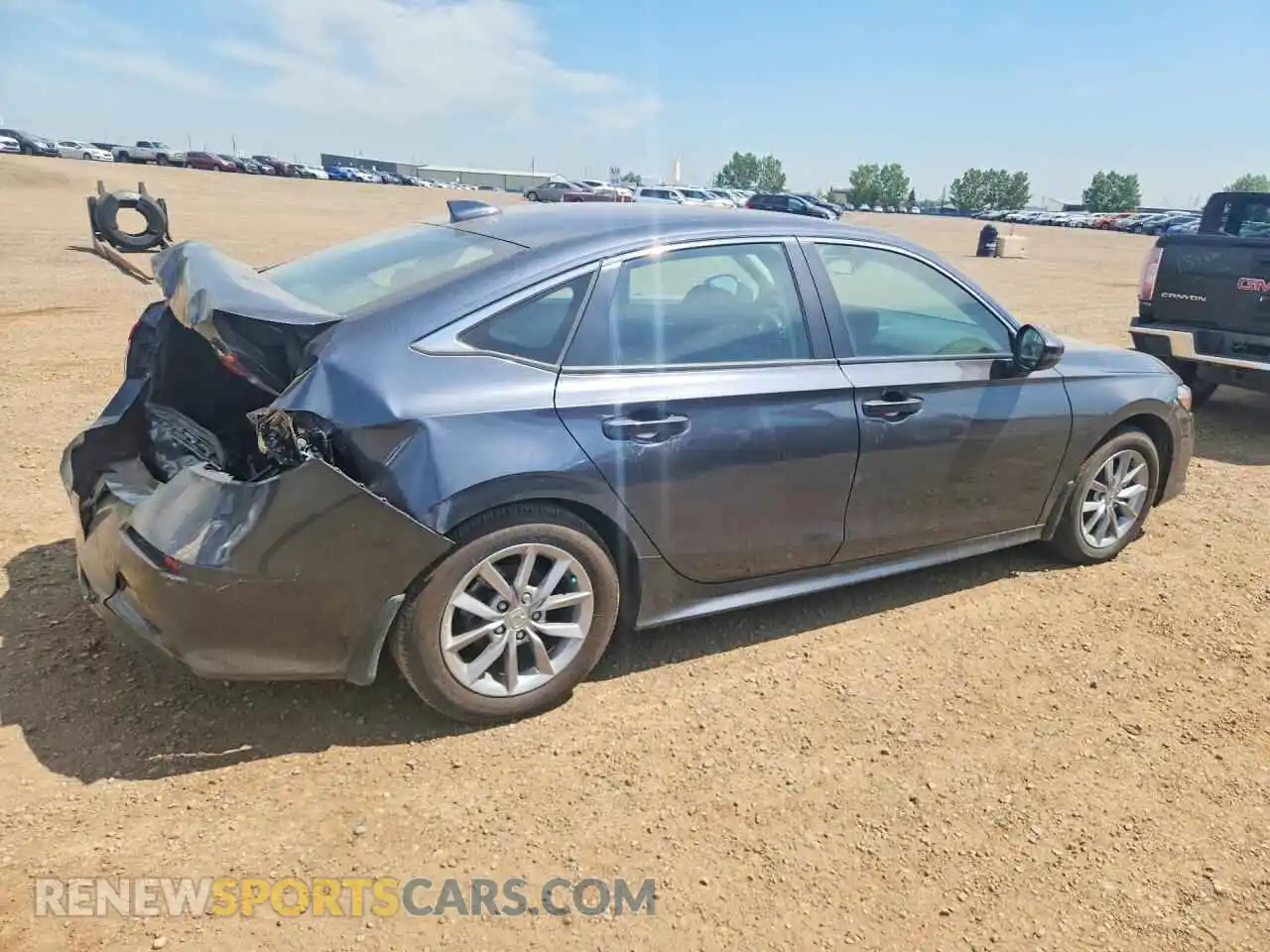 3 Photograph of a damaged car 2HGFE2F30RH104510 HONDA CIVIC 2024