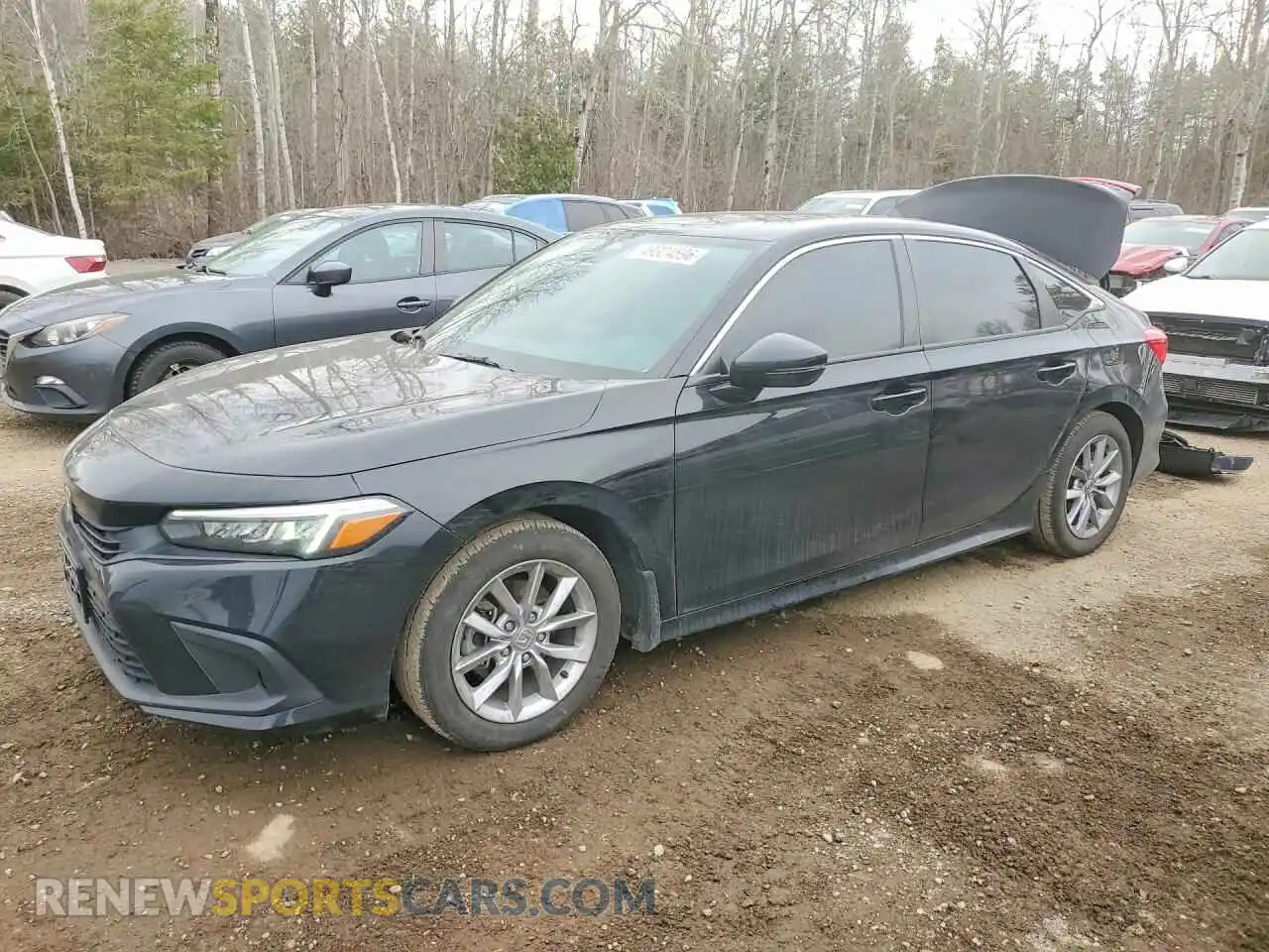 1 Photograph of a damaged car 2HGFE2F30RH115121 HONDA CIVIC 2024
