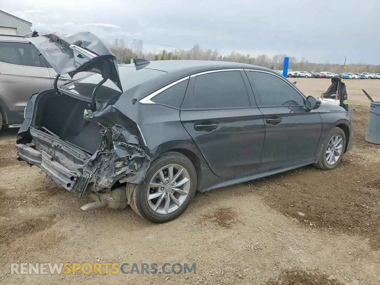 3 Photograph of a damaged car 2HGFE2F30RH115121 HONDA CIVIC 2024