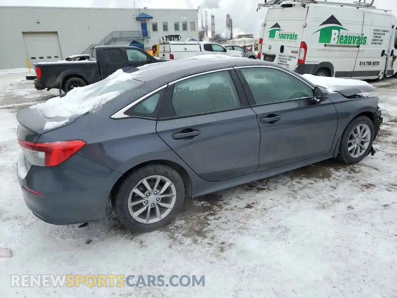 3 Photograph of a damaged car 2HGFE2F32RH101348 HONDA CIVIC 2024