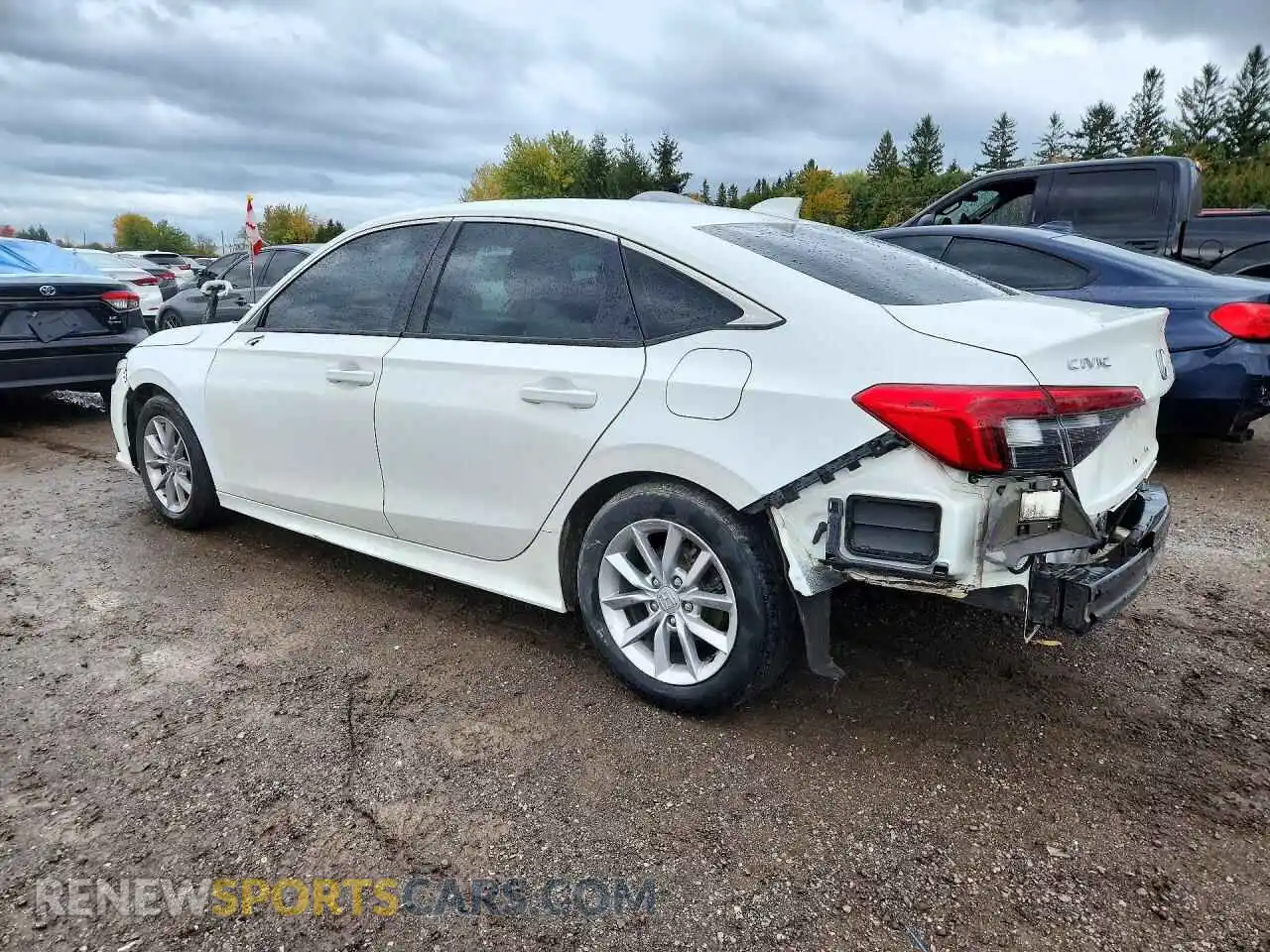 2 Photograph of a damaged car 2HGFE2F32RH111409 HONDA CIVIC 2024