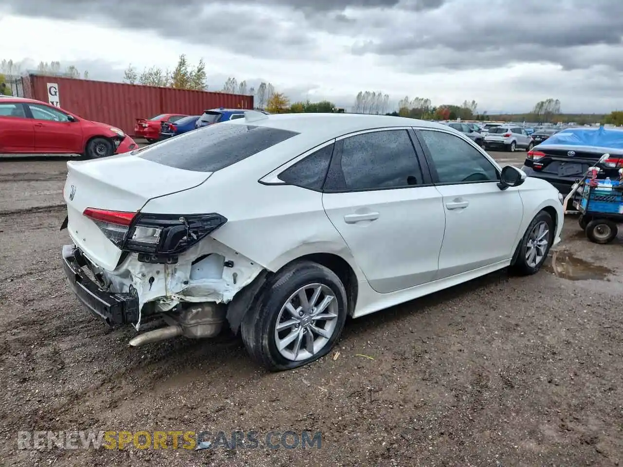 3 Photograph of a damaged car 2HGFE2F32RH111409 HONDA CIVIC 2024