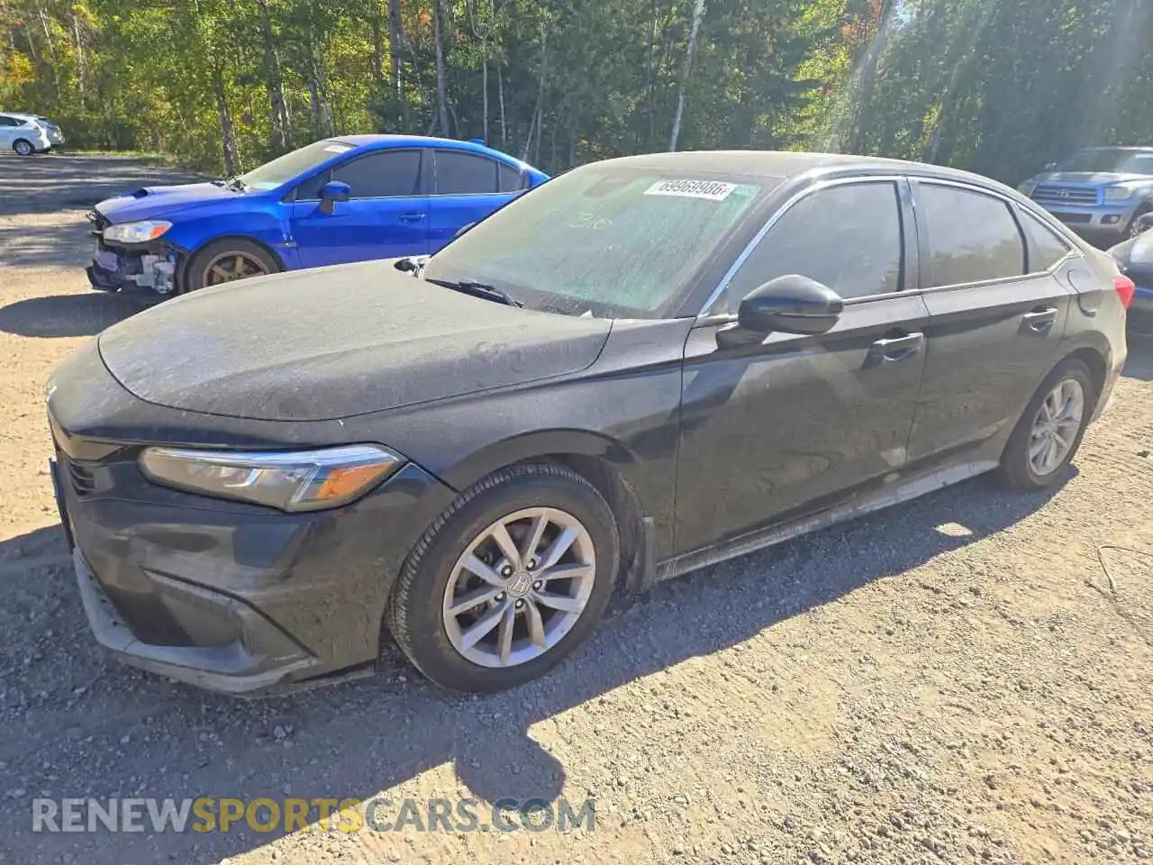 1 Photograph of a damaged car 2HGFE2F37RH111292 HONDA CIVIC 2024