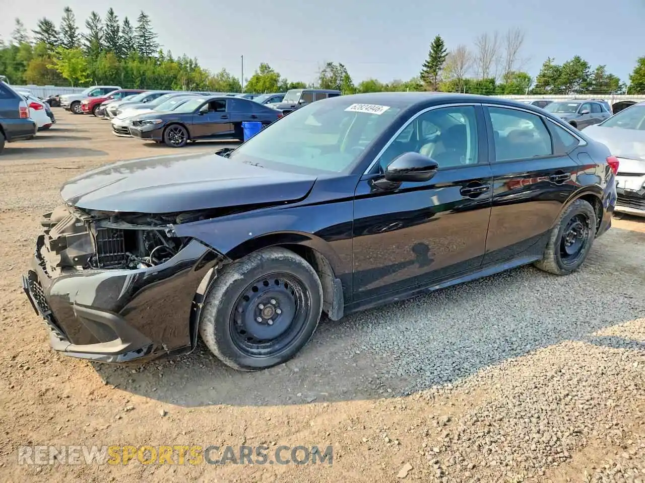1 Photograph of a damaged car 2HGFE2F38RH106182 HONDA CIVIC 2024