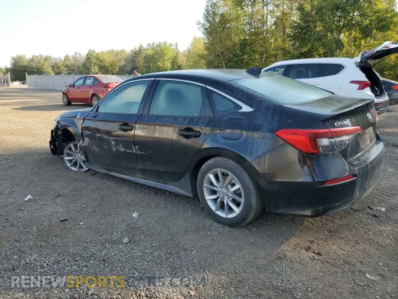2 Photograph of a damaged car 2HGFE2F3XRH114929 HONDA CIVIC 2024