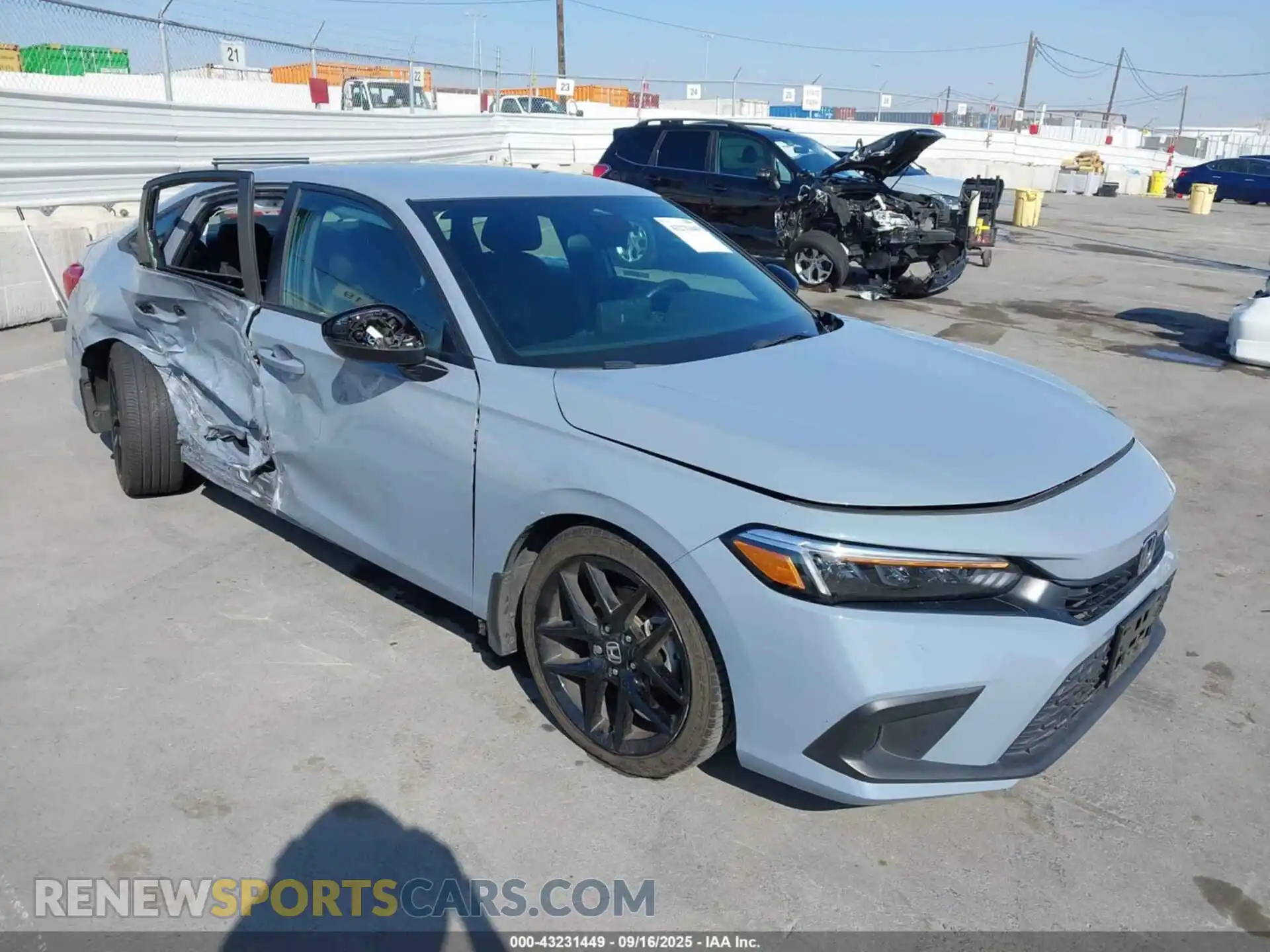 1 Photograph of a damaged car 2HGFE2F50RH511809 HONDA CIVIC 2024