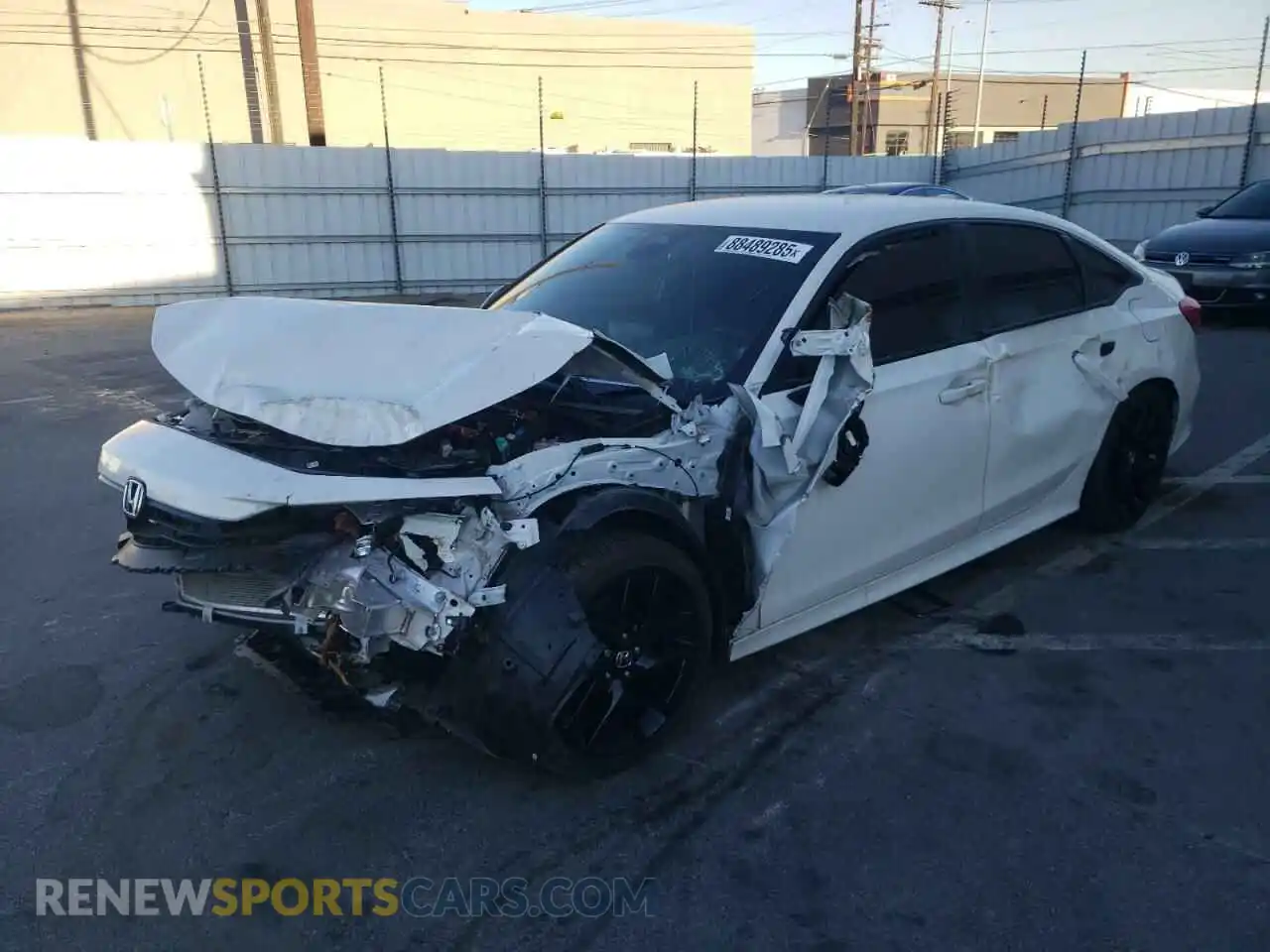 1 Photograph of a damaged car 2HGFE2F50RH560475 HONDA CIVIC 2024