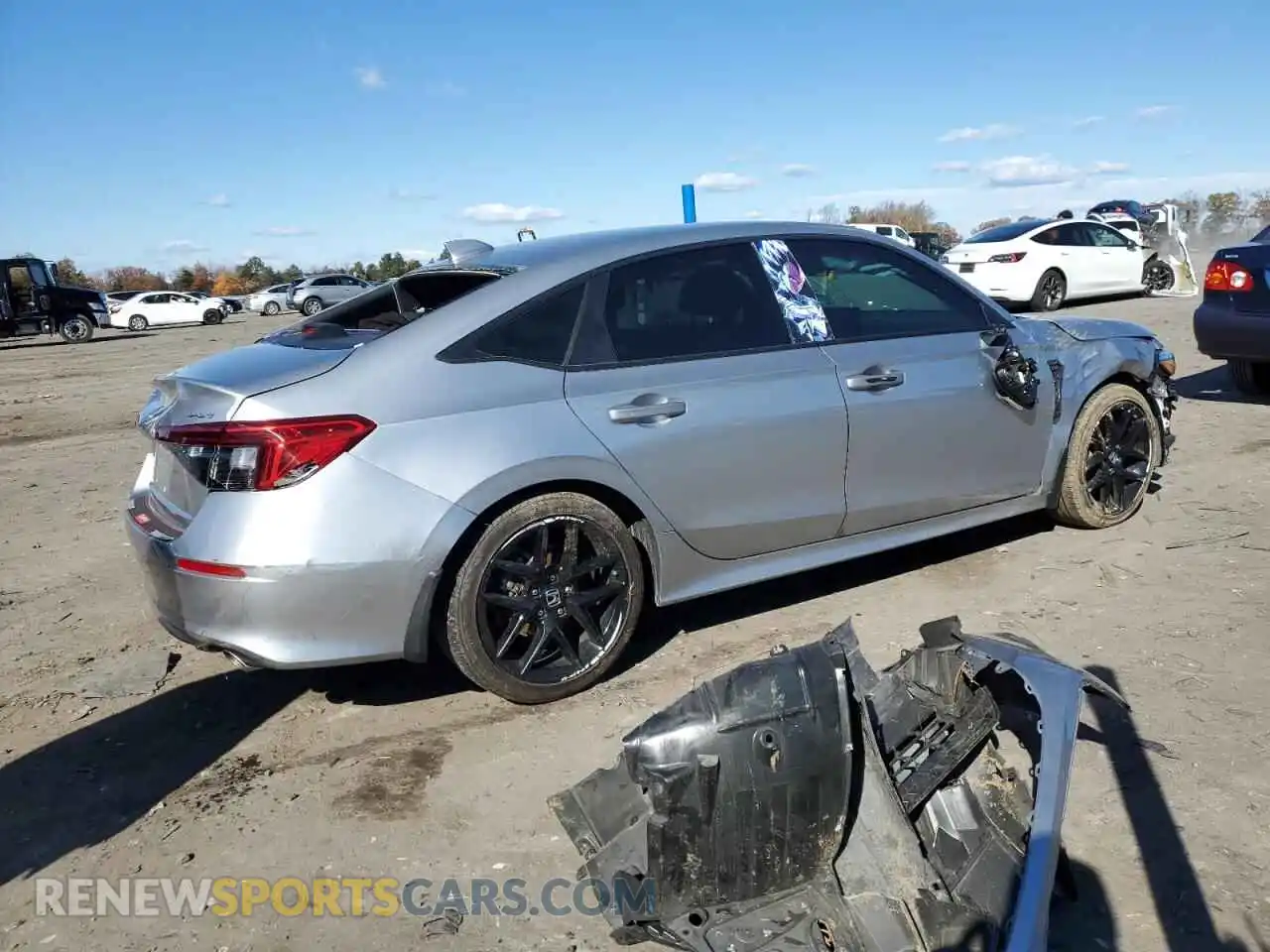 3 Photograph of a damaged car 2HGFE2F50RH562114 HONDA CIVIC 2024