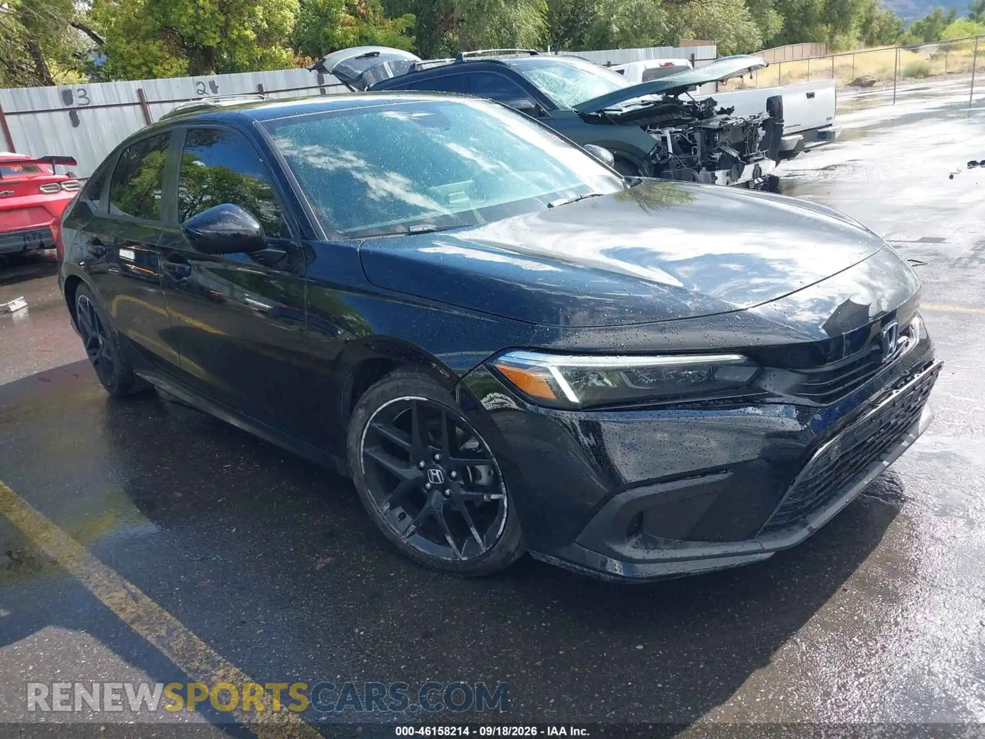 1 Photograph of a damaged car 2HGFE2F50RH566440 HONDA CIVIC 2024
