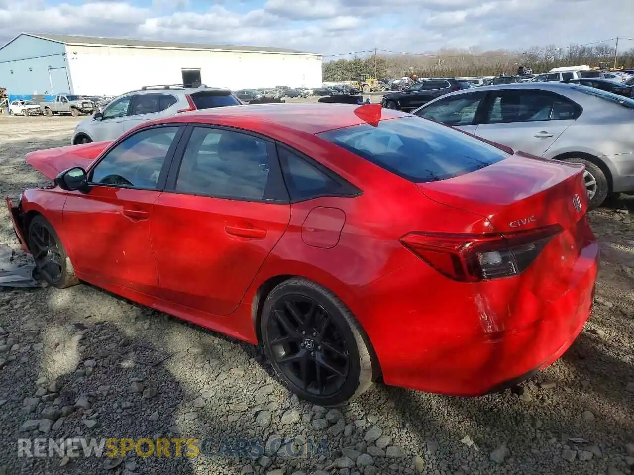 2 Photograph of a damaged car 2HGFE2F50RH592083 HONDA CIVIC 2024
