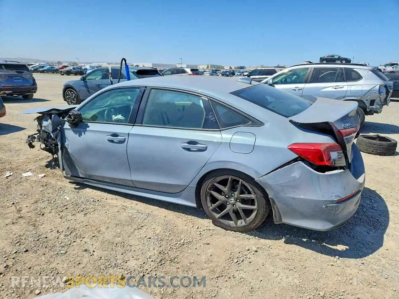 2 Photograph of a damaged car 2HGFE2F50RH596053 HONDA CIVIC 2024