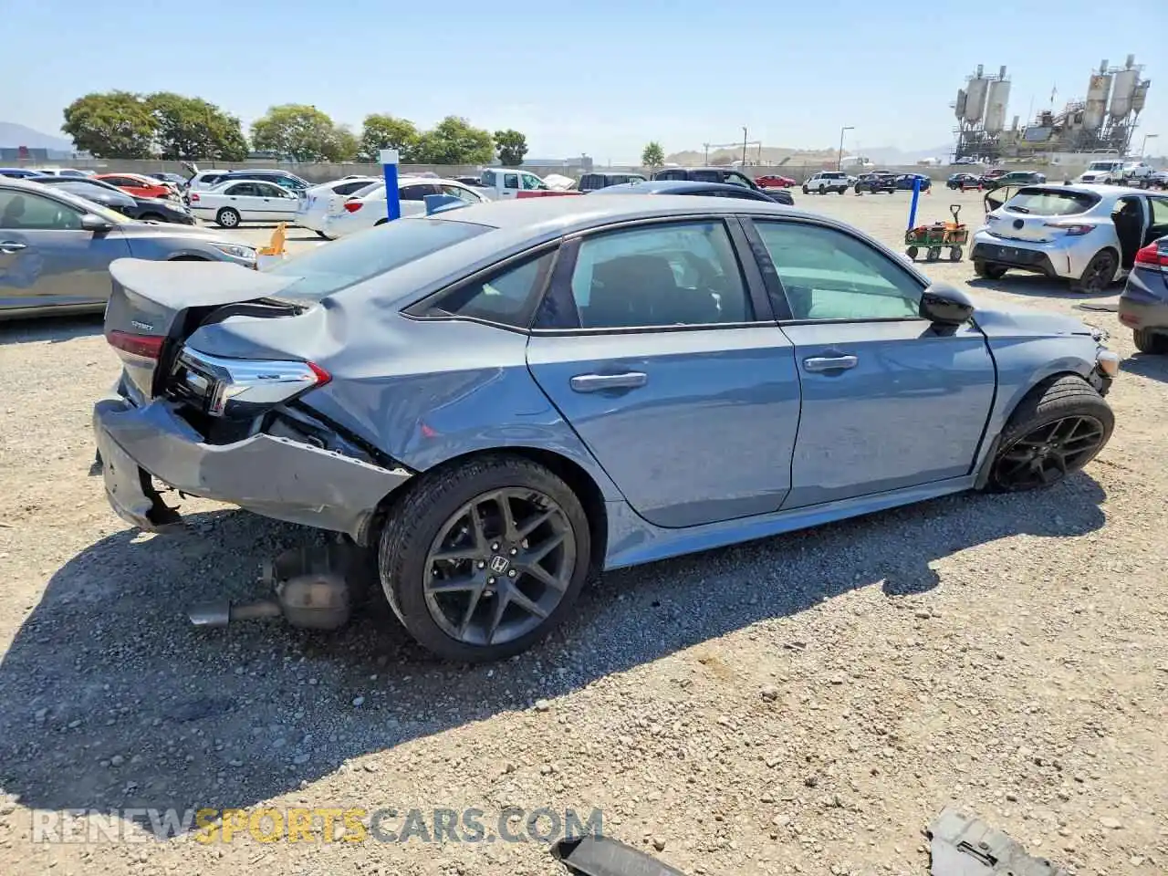 3 Photograph of a damaged car 2HGFE2F50RH596053 HONDA CIVIC 2024
