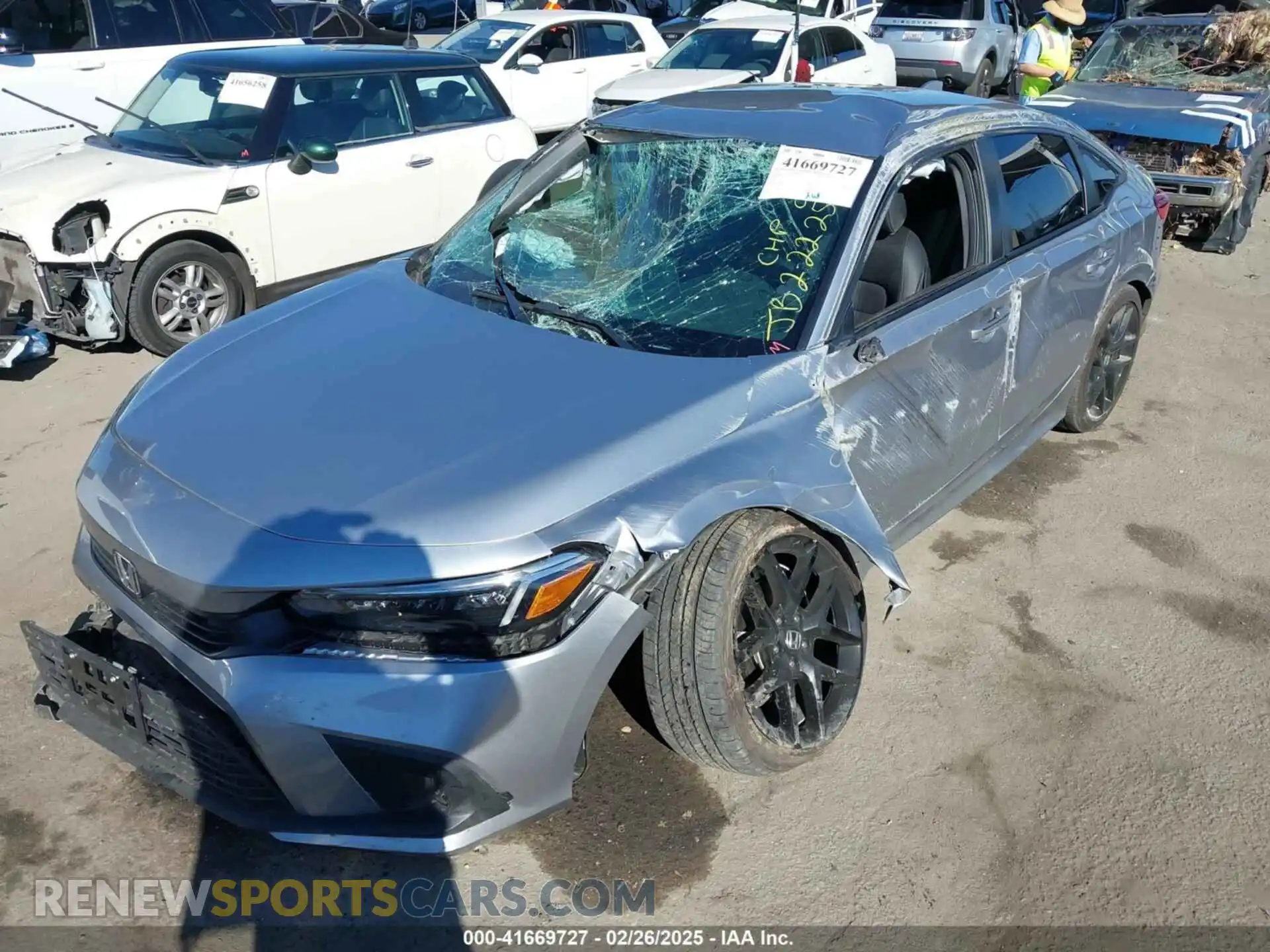 2 Photograph of a damaged car 2HGFE2F51RH562414 HONDA CIVIC 2024